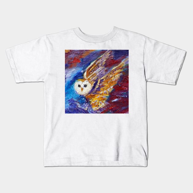 Owl Kids T-Shirt by tanyazevallos